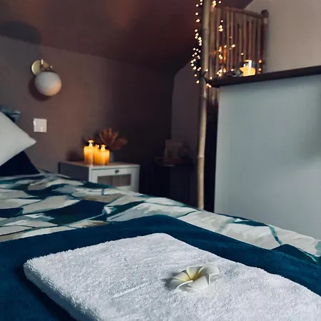 Дом отдыха Prestigelodgesfontainebleau, Maison Polynesienne & Jacuzzi Prive
